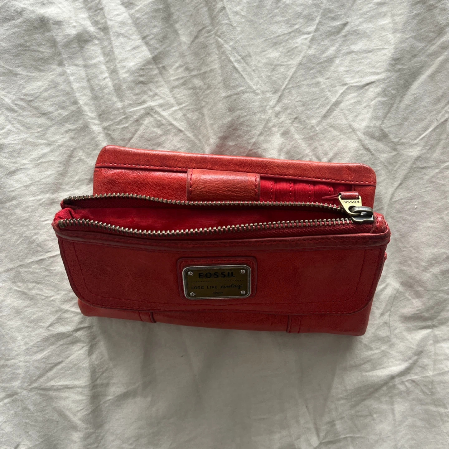Fossil "Long Live Vintage" Red Wallet - photo 5