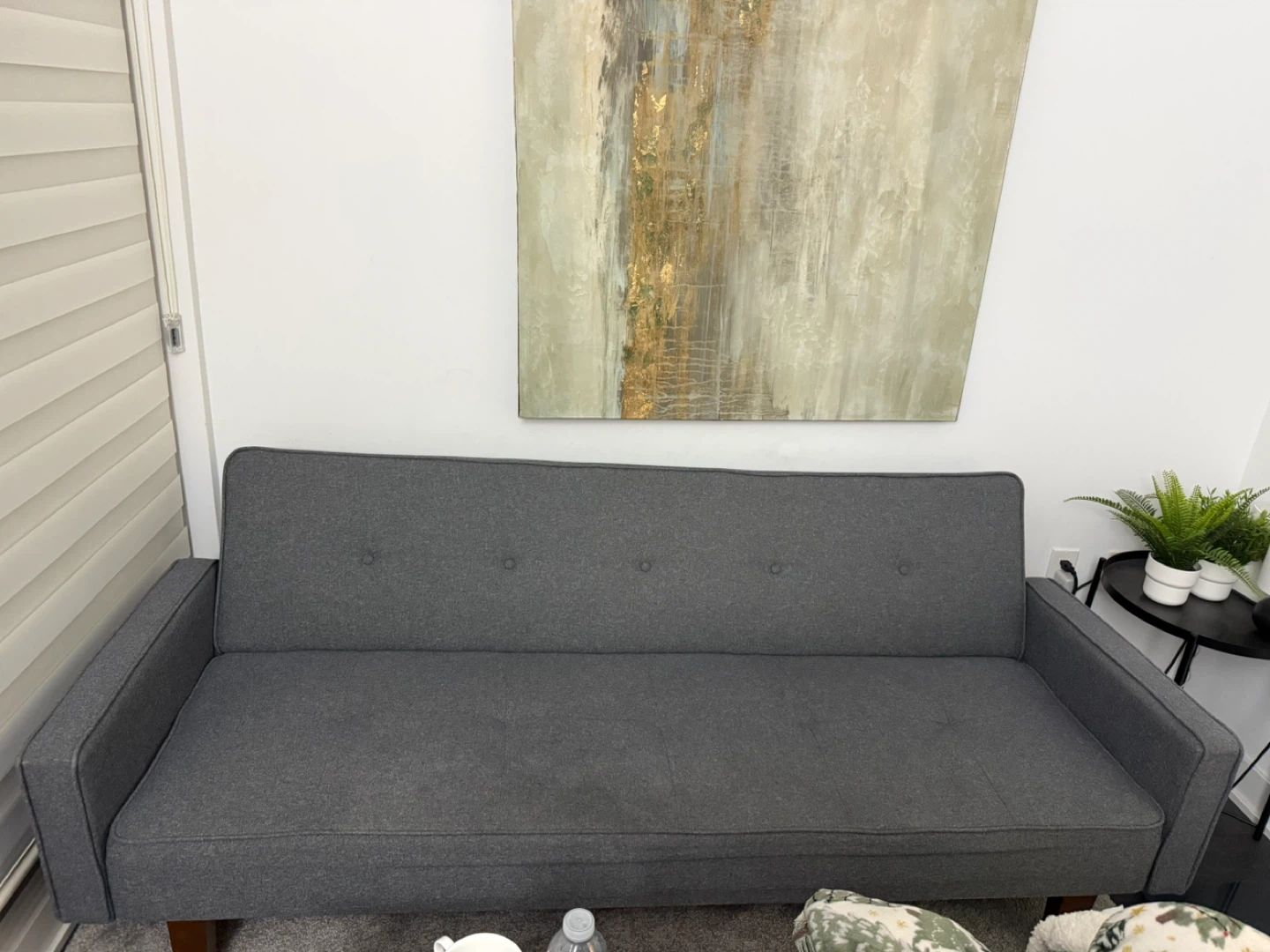 Grey Futon Sofa Bed
