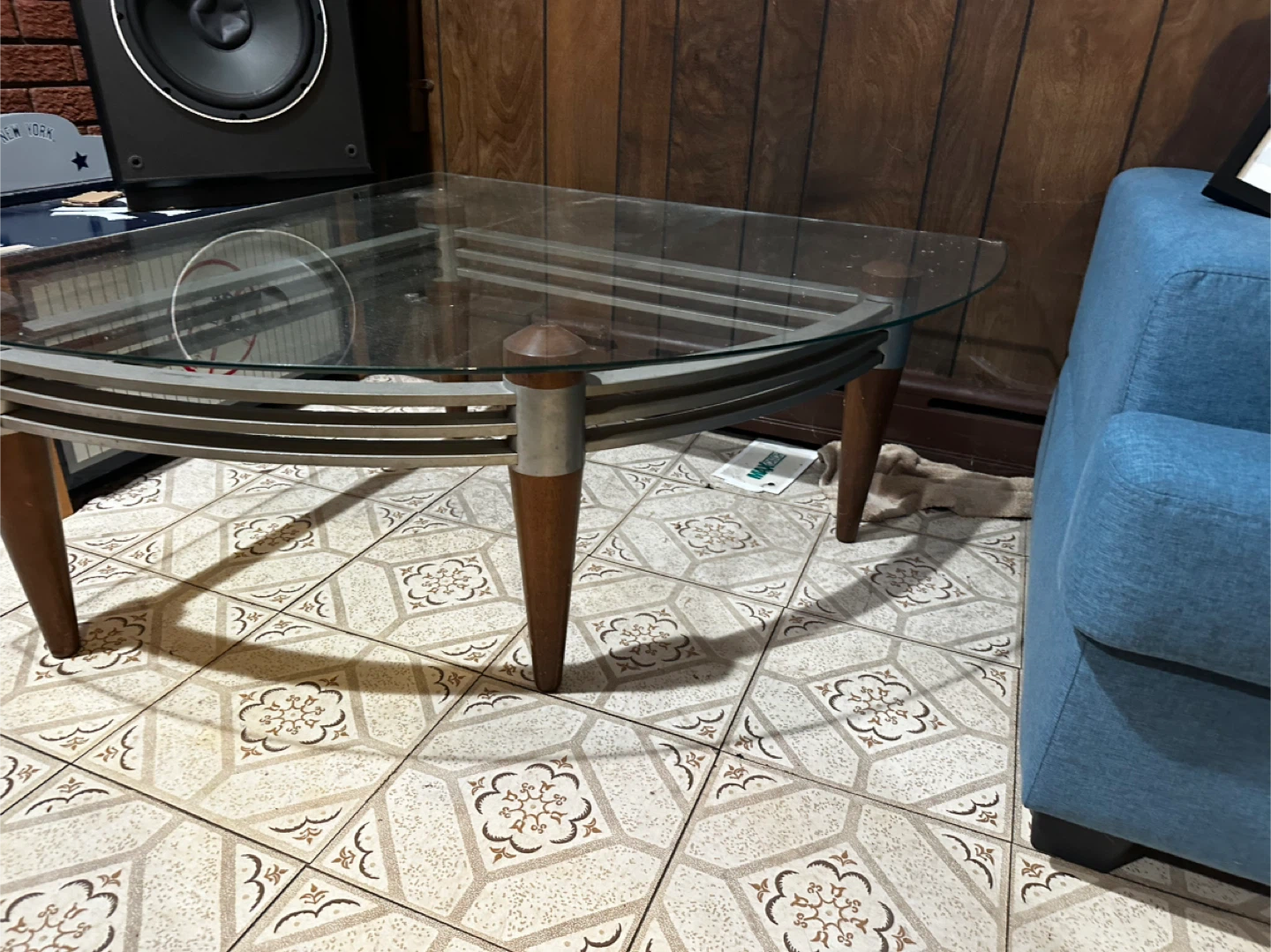 Glass Coffee Table - Triangle Shape - photo 3