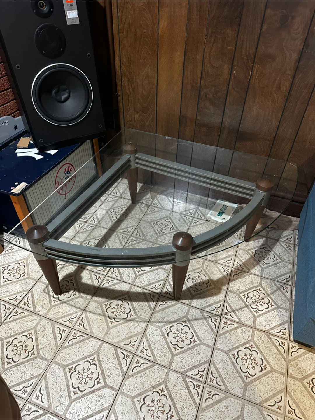 Glass Coffee Table - Triangle Shape