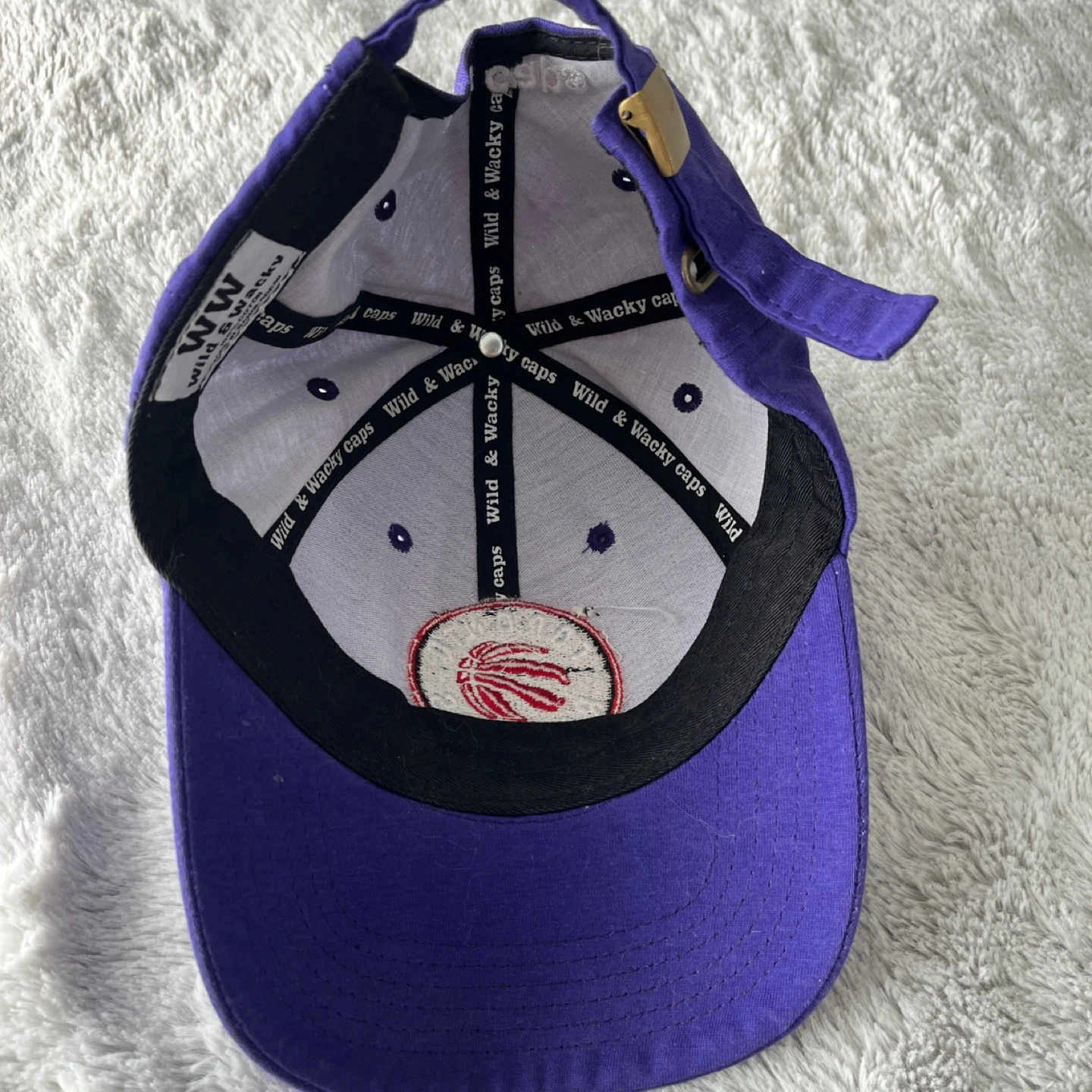 Toronto Raptors Purple Baseball Cap - photo 3