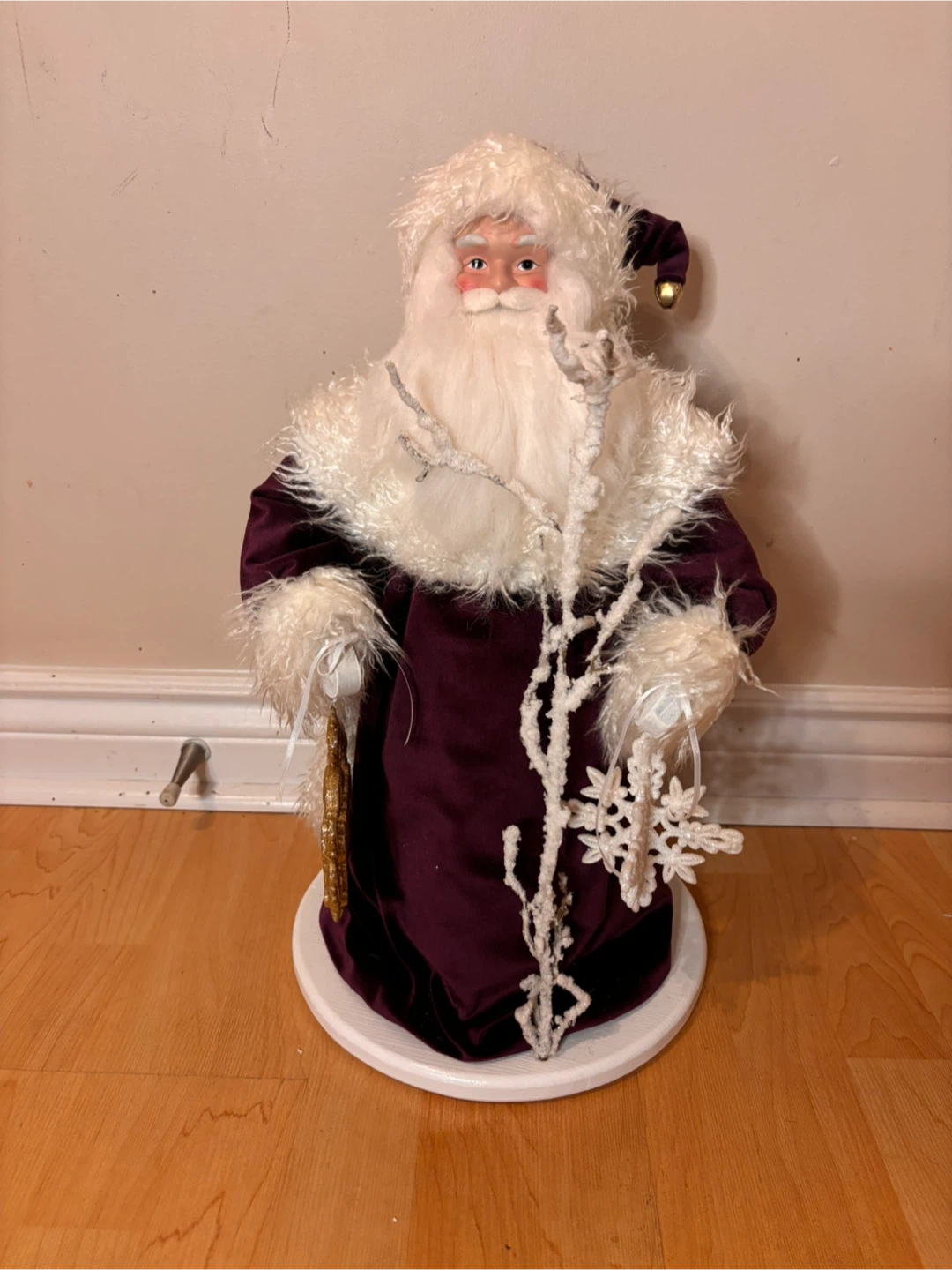 Handcrafted Shemavonians Santa – 19.5” Tall – Solid Wood Base