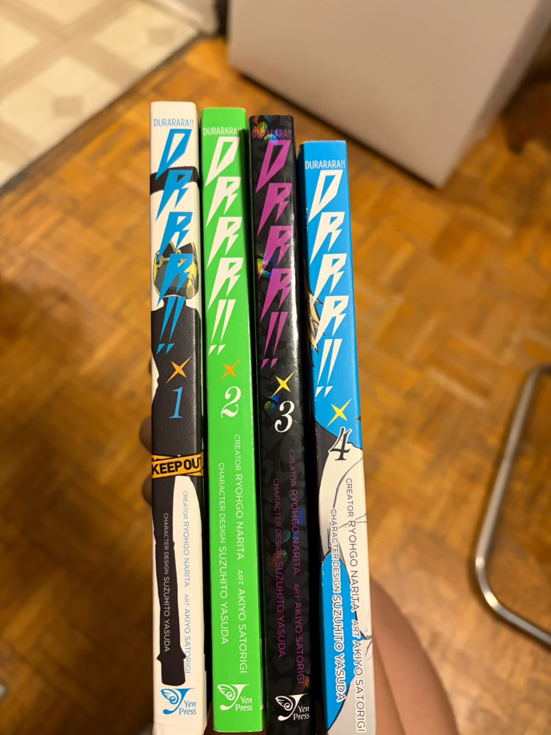 Durarara!! vol. 1-4 Complete set Comic Ryohgo Narita Manga