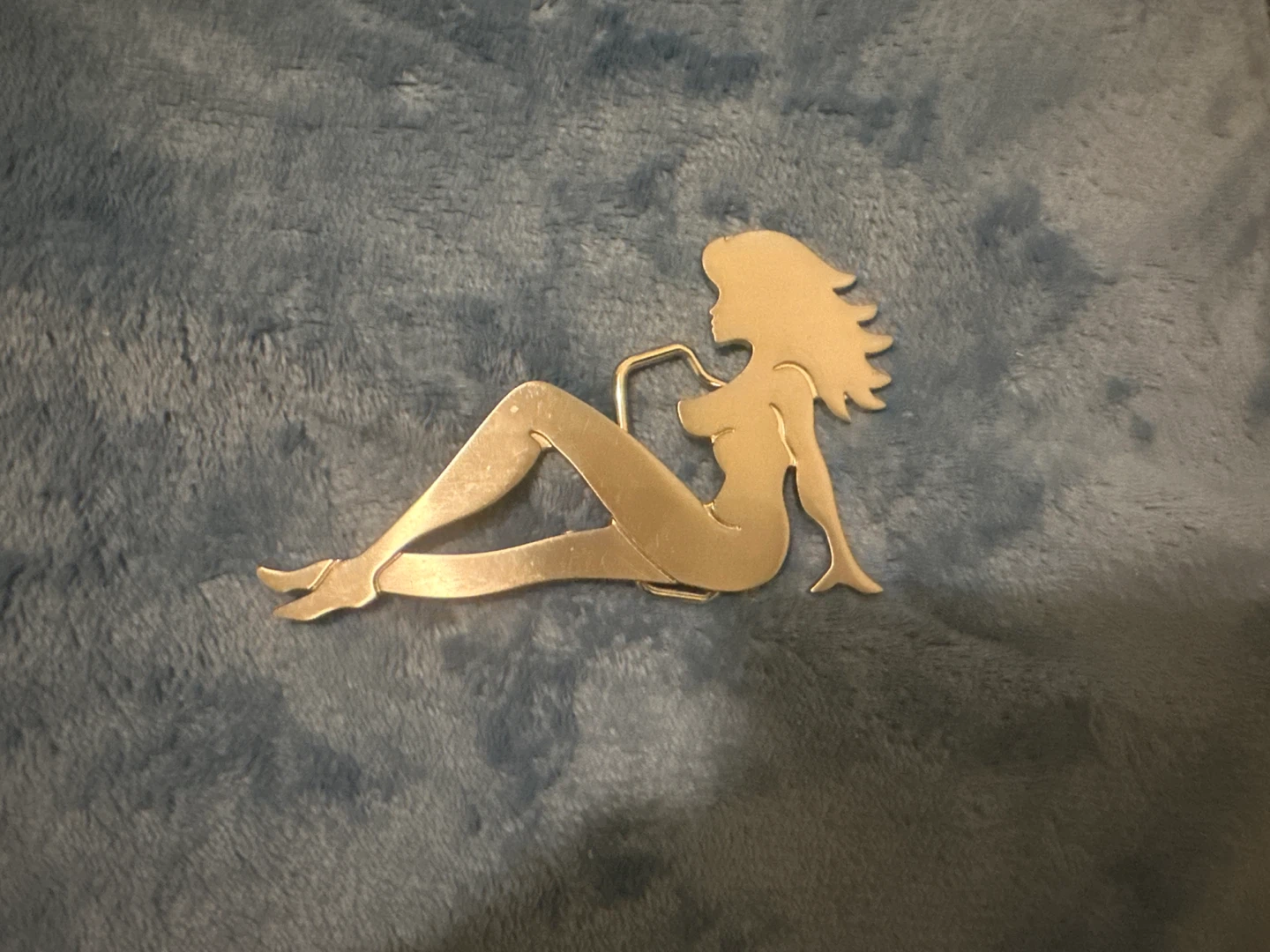 Trucker Girl Belt Buckle