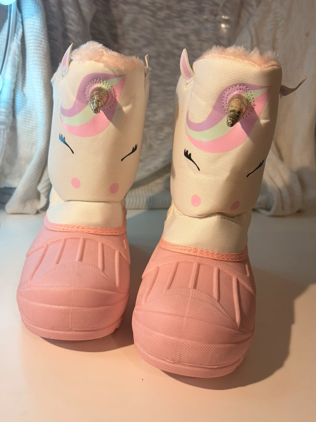 Kids Unicorn Winter Boots- inner 20.1-21 cm