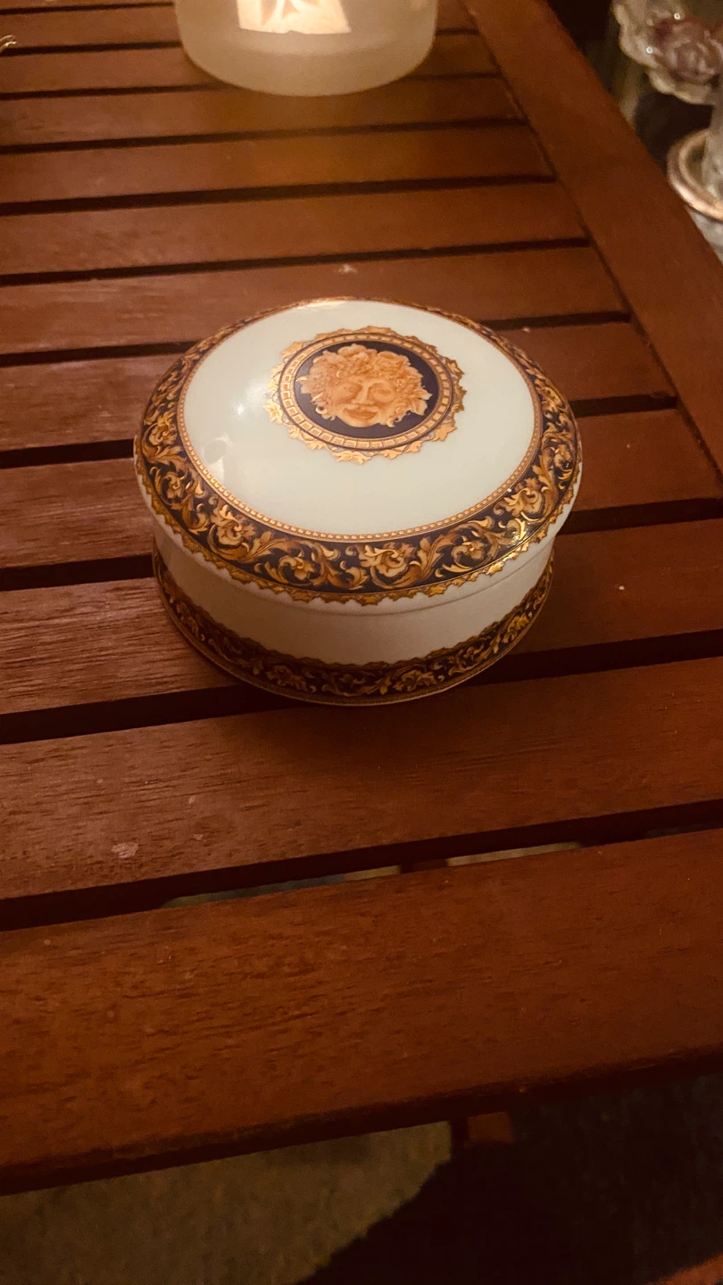 Bacchus T.Limoges Trinket Box
