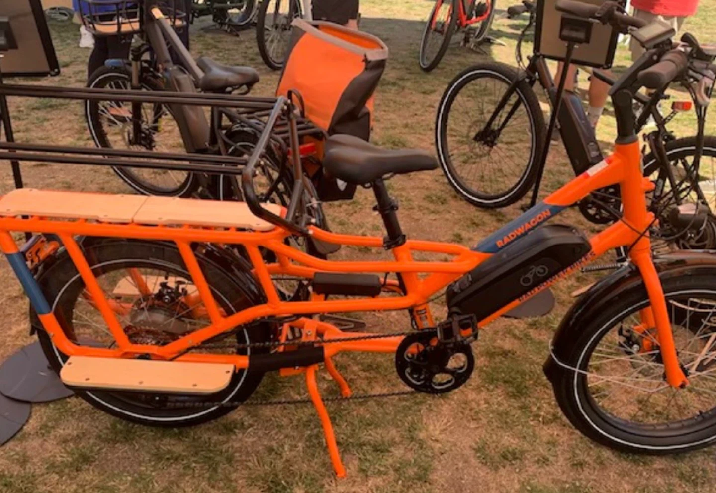 RadWagon Electric Cargo Bike - Orange