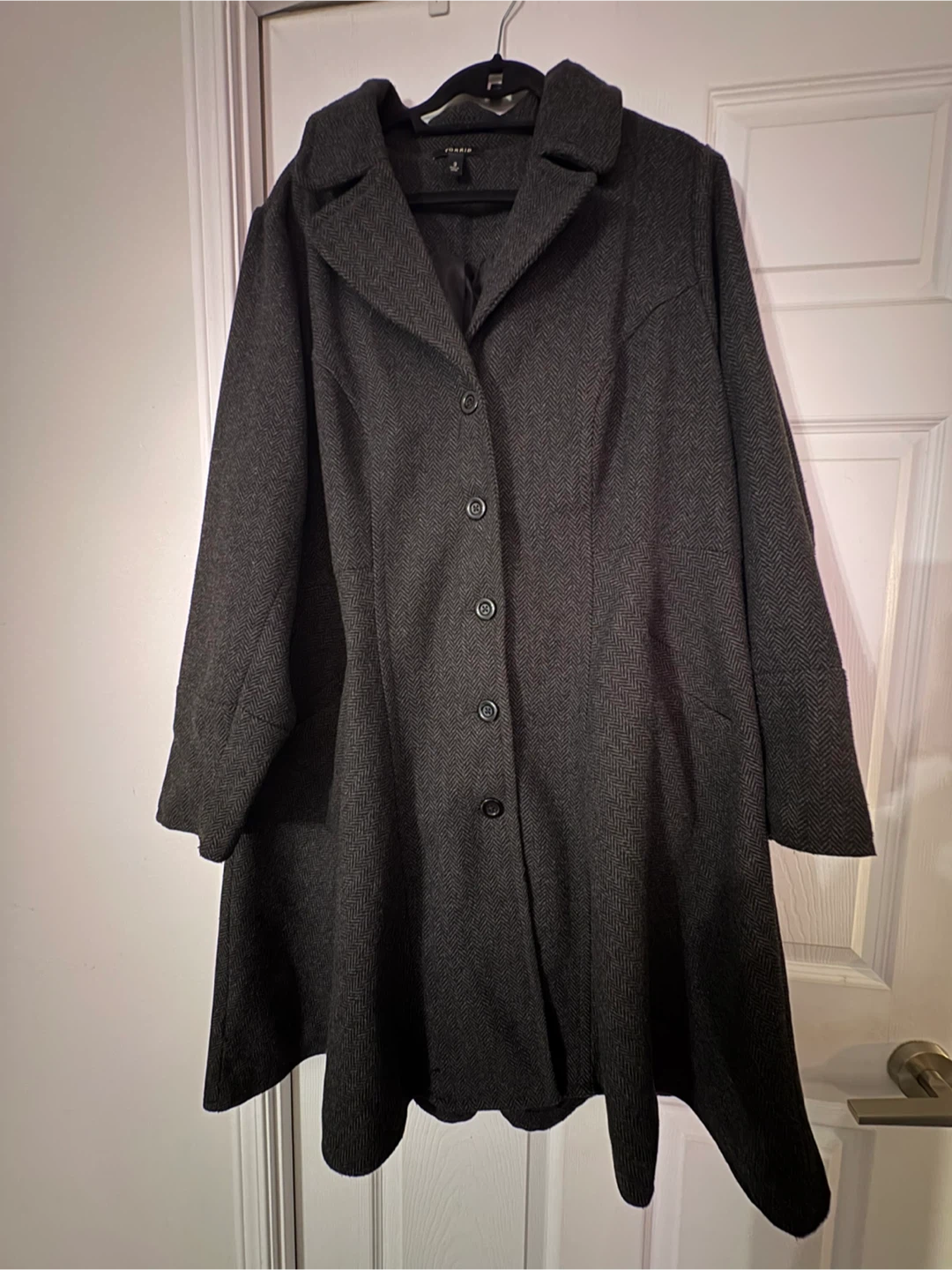 3X (22-24) Dark Gray Car Coat