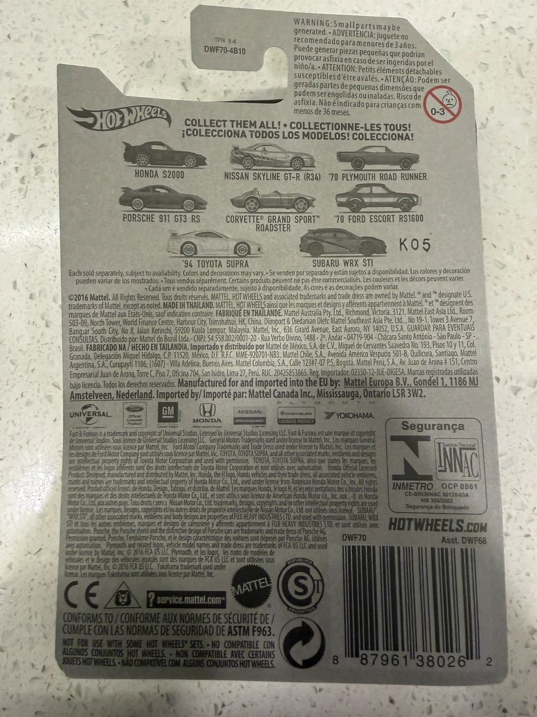 Hot Wheels Fast & Furious Honda S2000 - photo 3