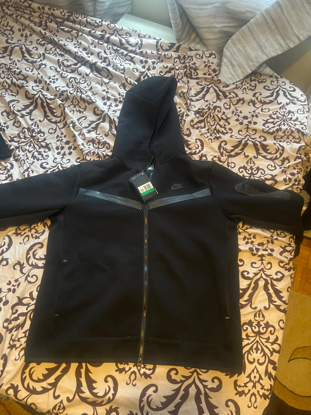 New Nike Tech Fleece Black Set - photo 3