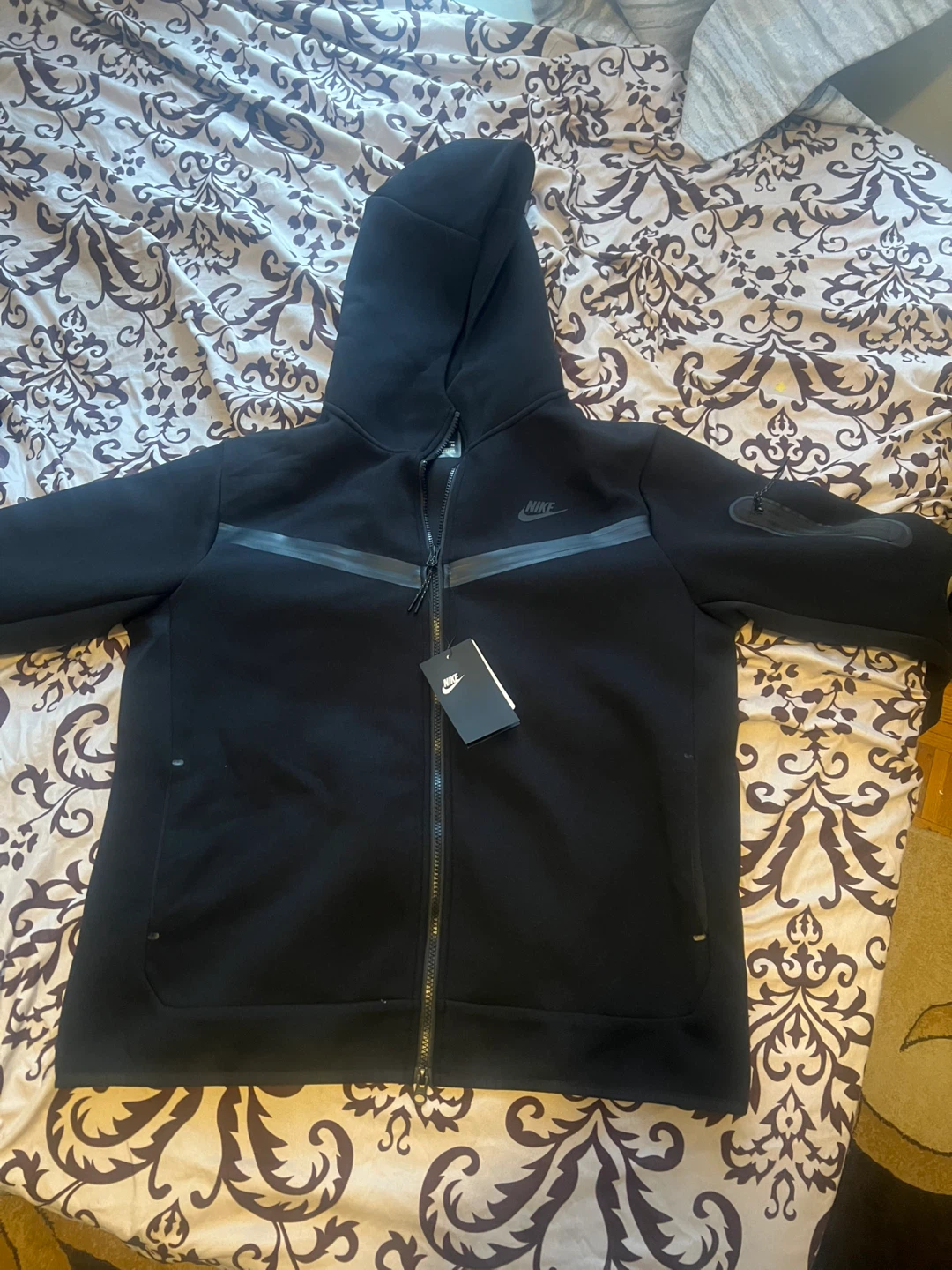 New Nike Tech Fleece Black Set - photo 4