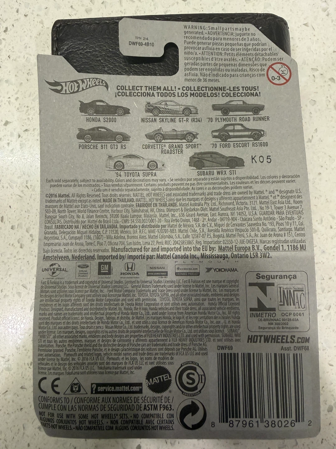 Hot Wheels Fast & Furious Nissan Skyline GT-R (R34) - photo 3