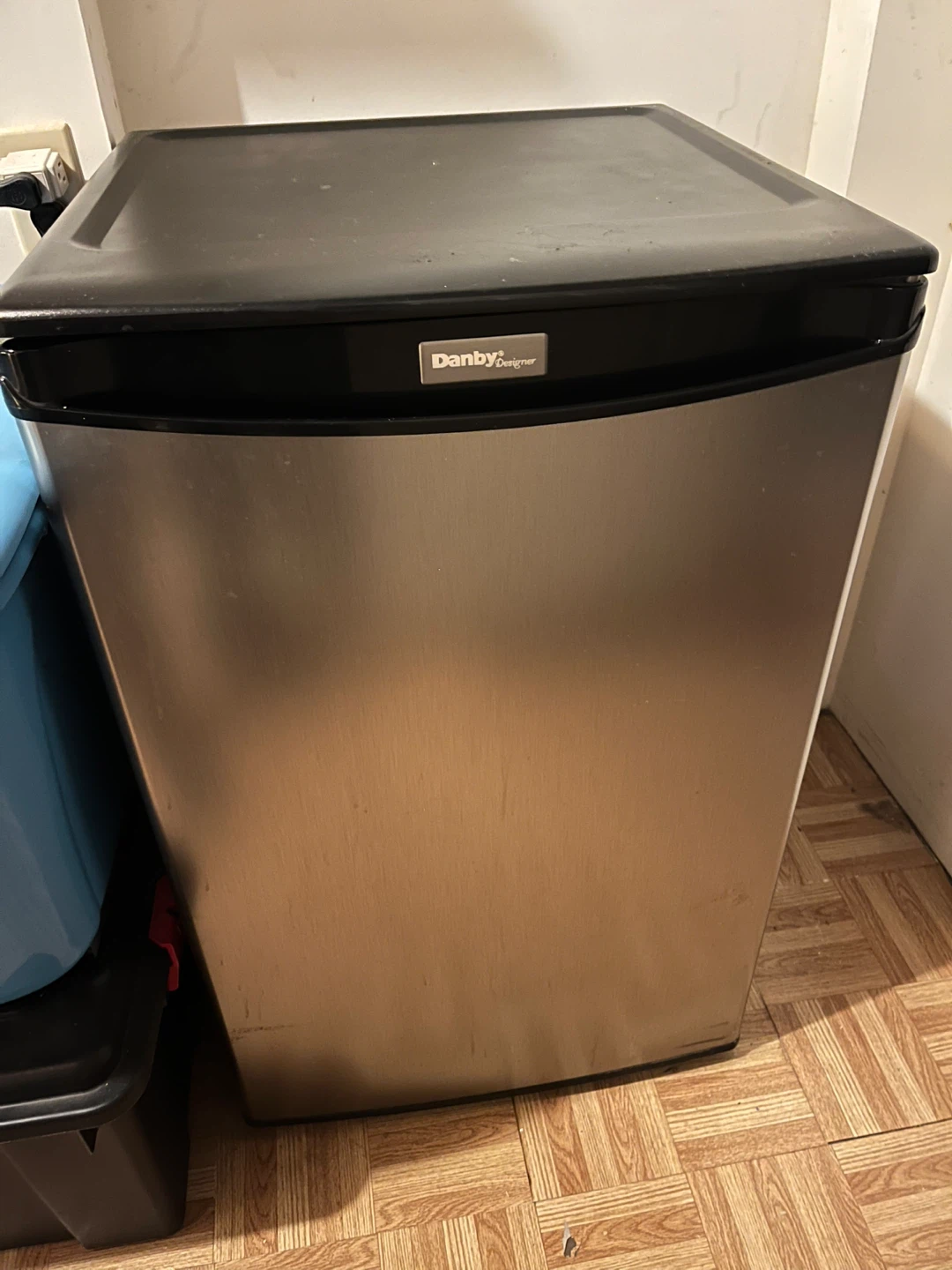 Danby Designer Mini Fridge, 4.4 CuFt. Stainless Look