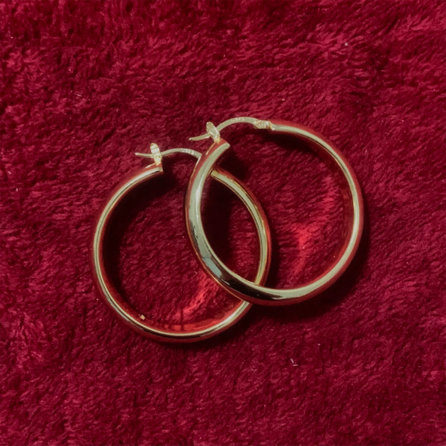 Youngyue No.1 Gold Hoop Earrings - photo 2