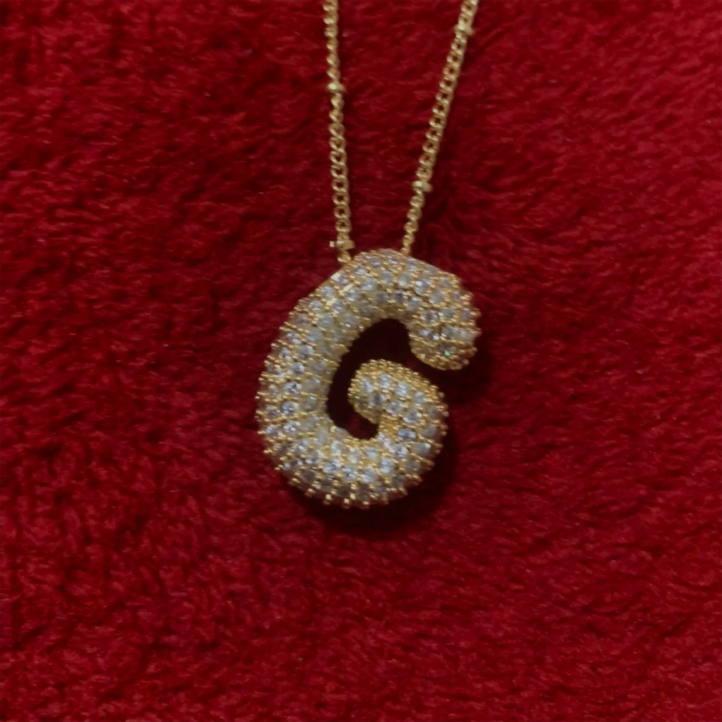 ‘G' Initial Pendant Necklace - photo 2