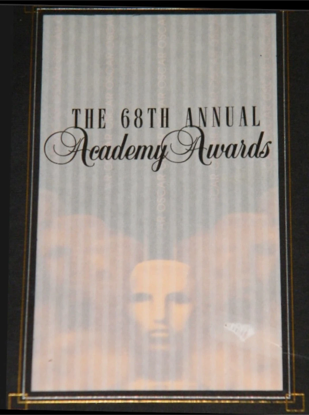 The 68th Annual Academy Awards Program