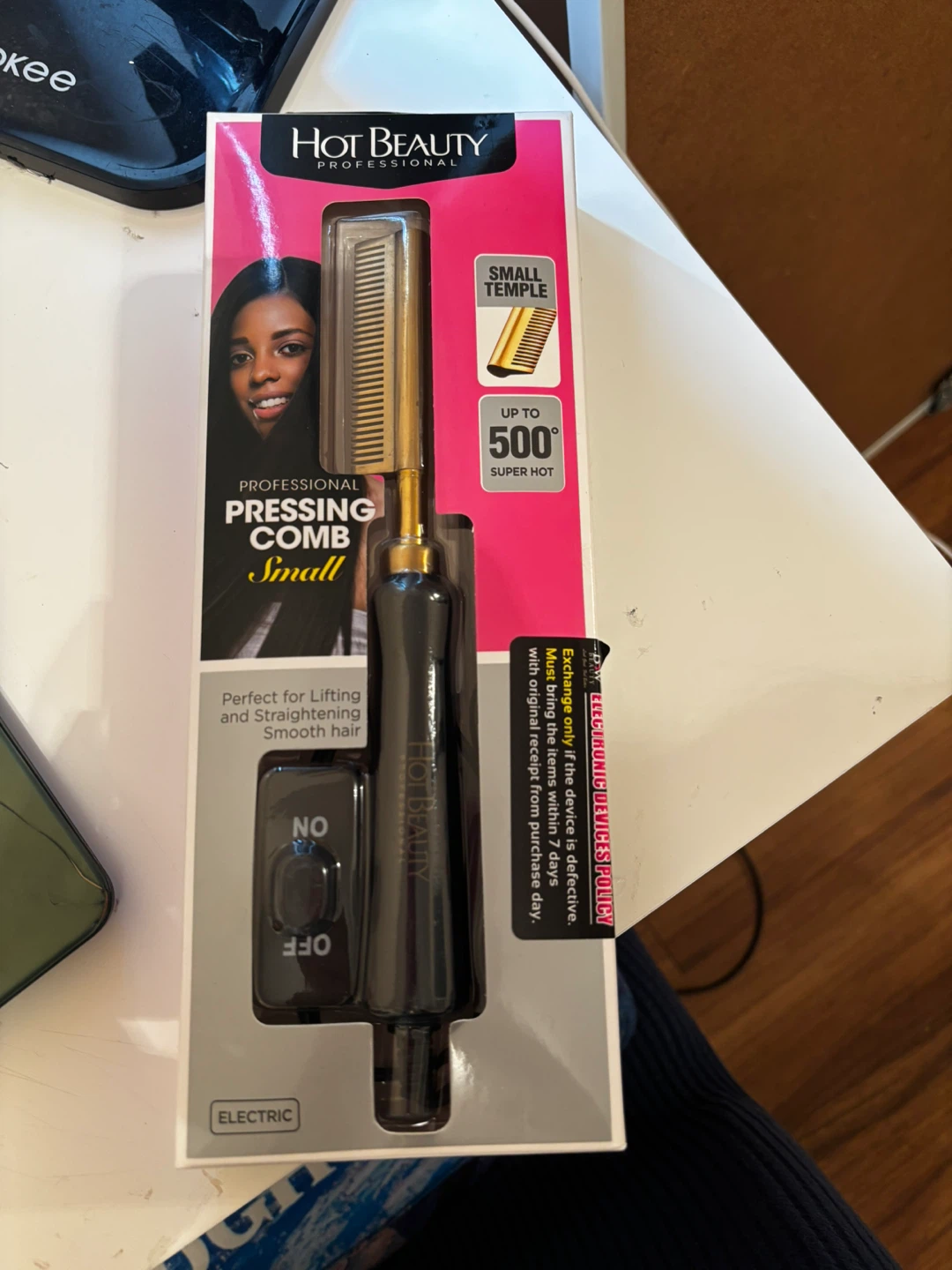 Hot Beauty Professional Pressing Comb - Small