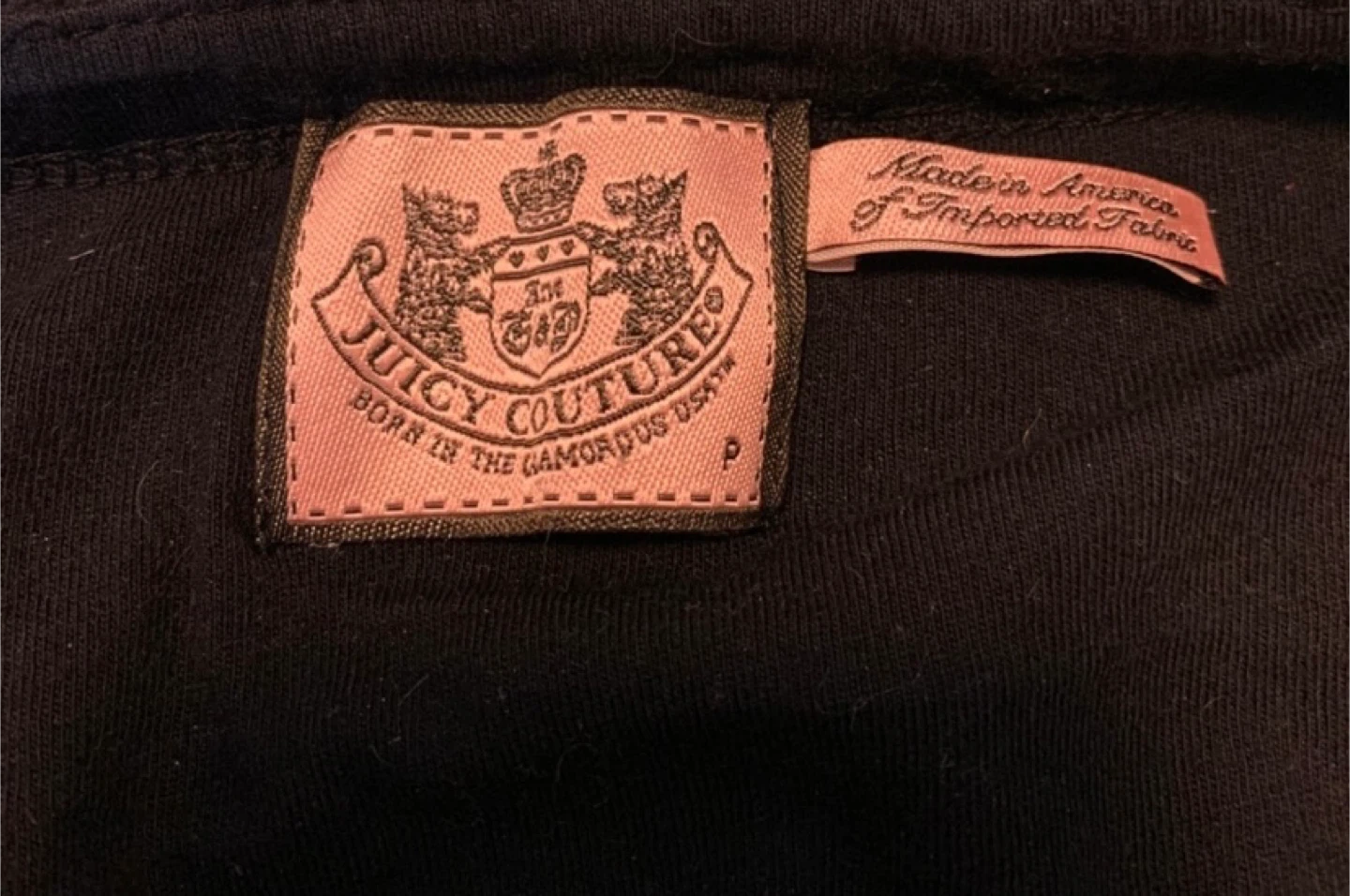 Juicy Couture Vintage Black Velvet Jumpsuit - Size Petite - photo 3