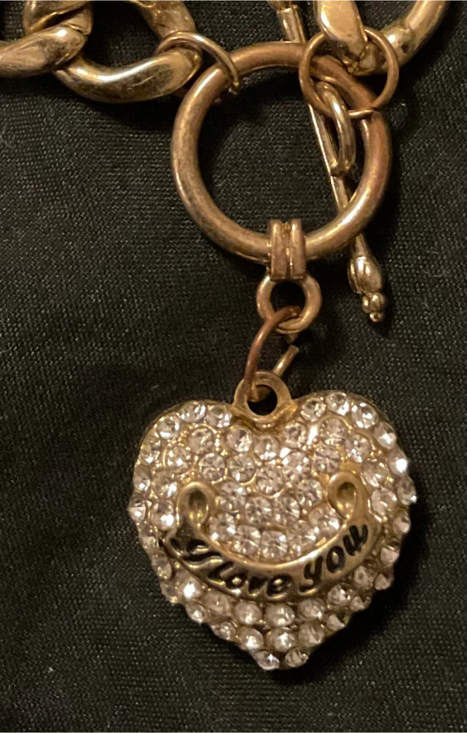 Gold Chain Heart Pendant Necklace - photo 3