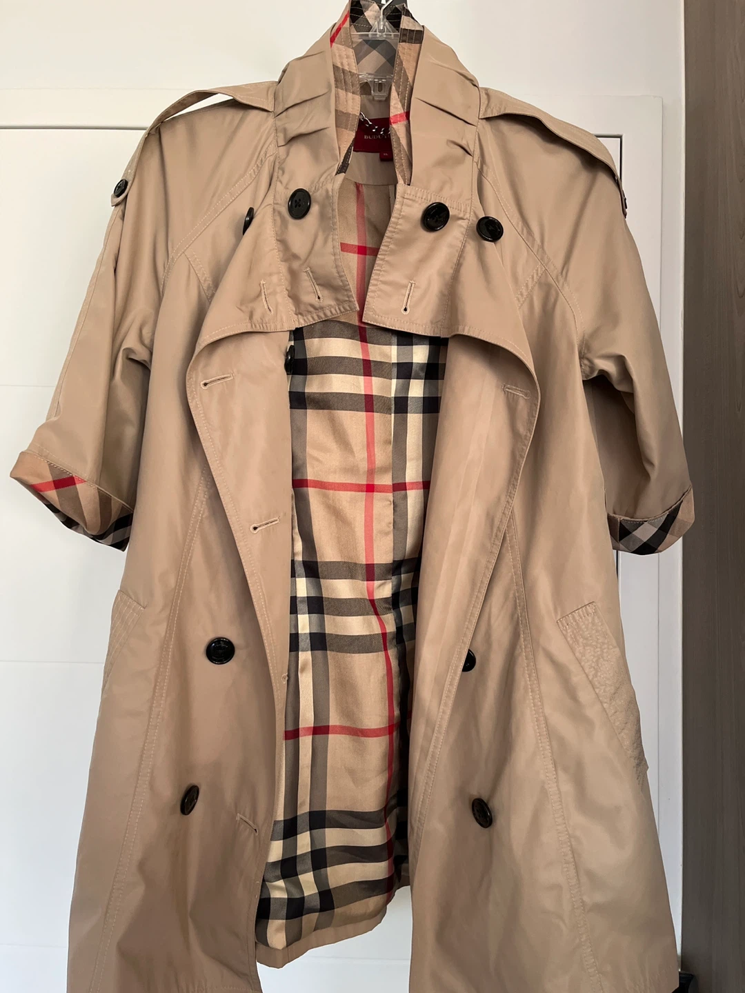 Short Sleeve Trench Coat