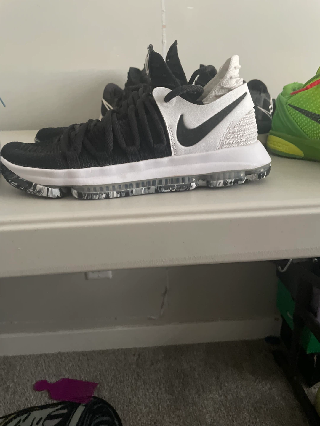 Nike KD 10 Black/White Sneakers - photo 3