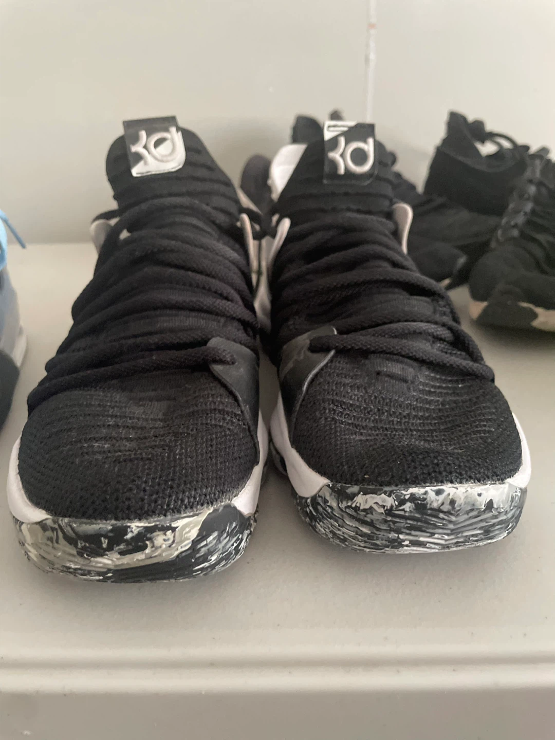 Nike KD 10 Black/White Sneakers - photo 2