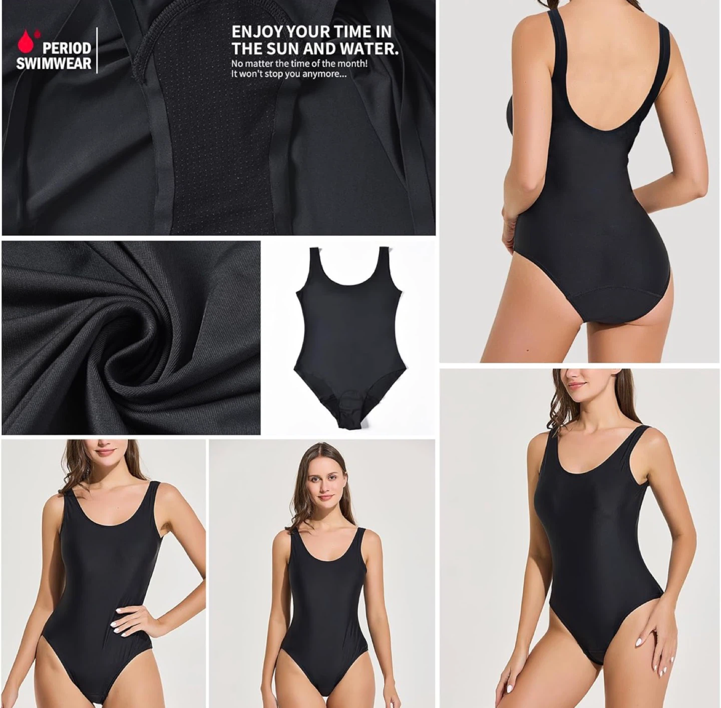 NEW! feitycom Period Menstrual Leakproof Period Bathing Suit - photo 5