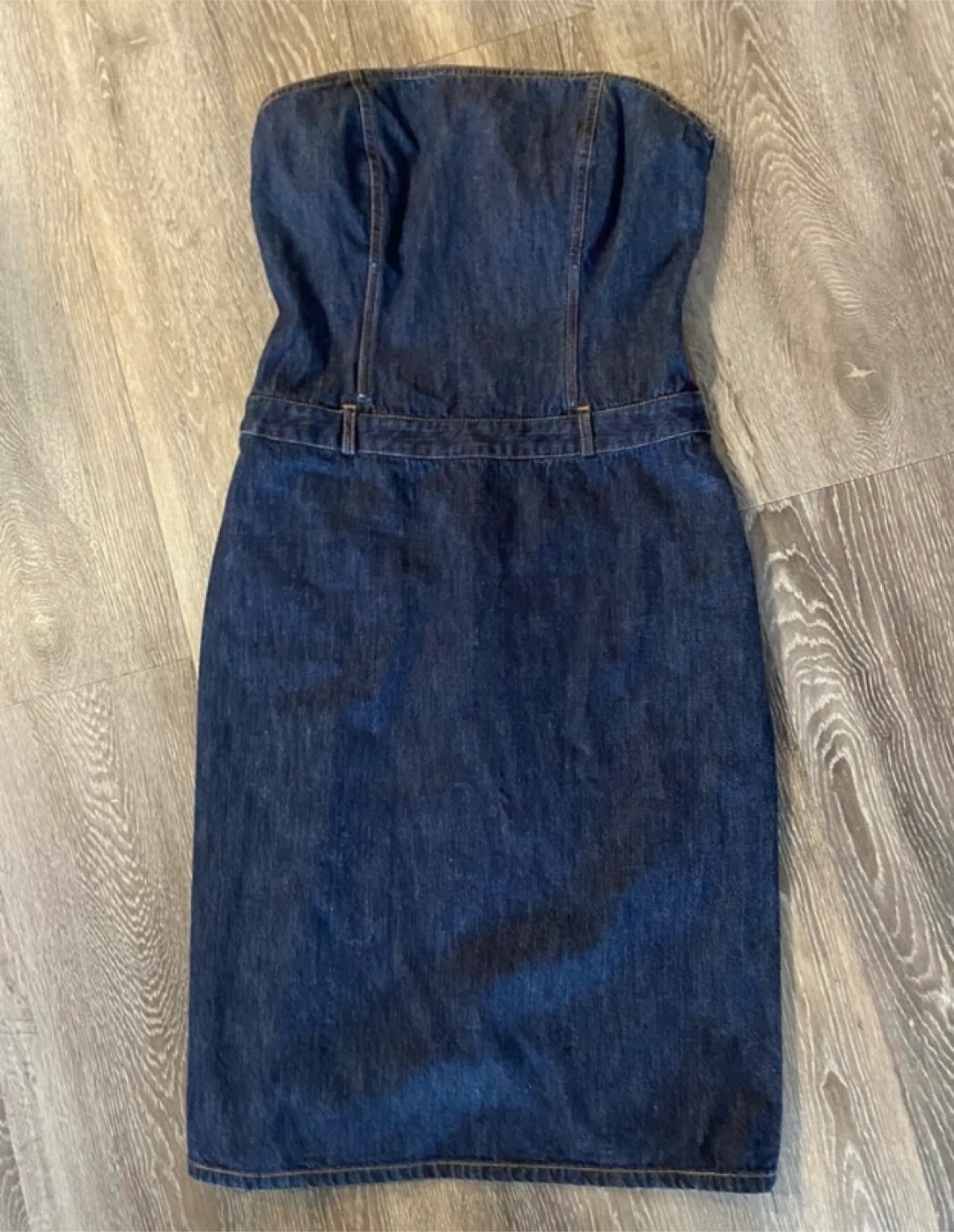 J. Crew Denim Strapless Dress - Size 4