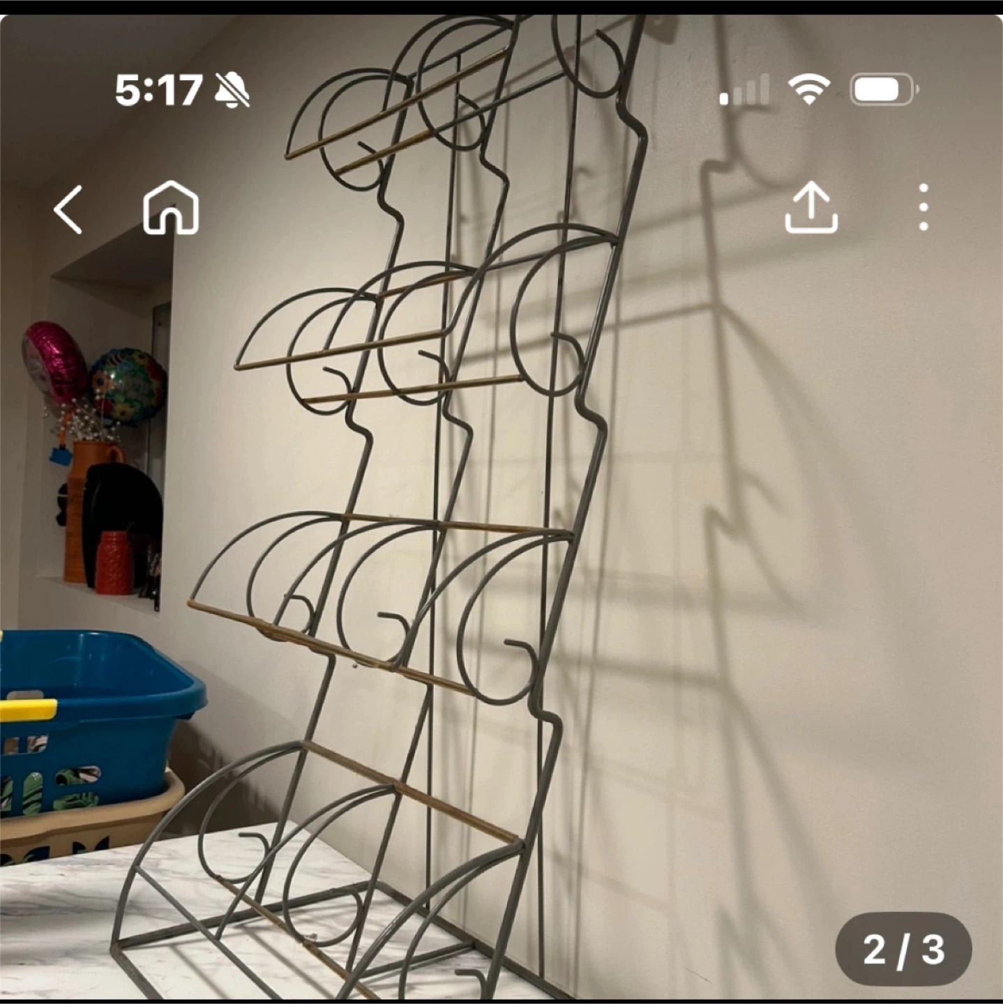 🥕Metal Rack to display small plants, media and various items