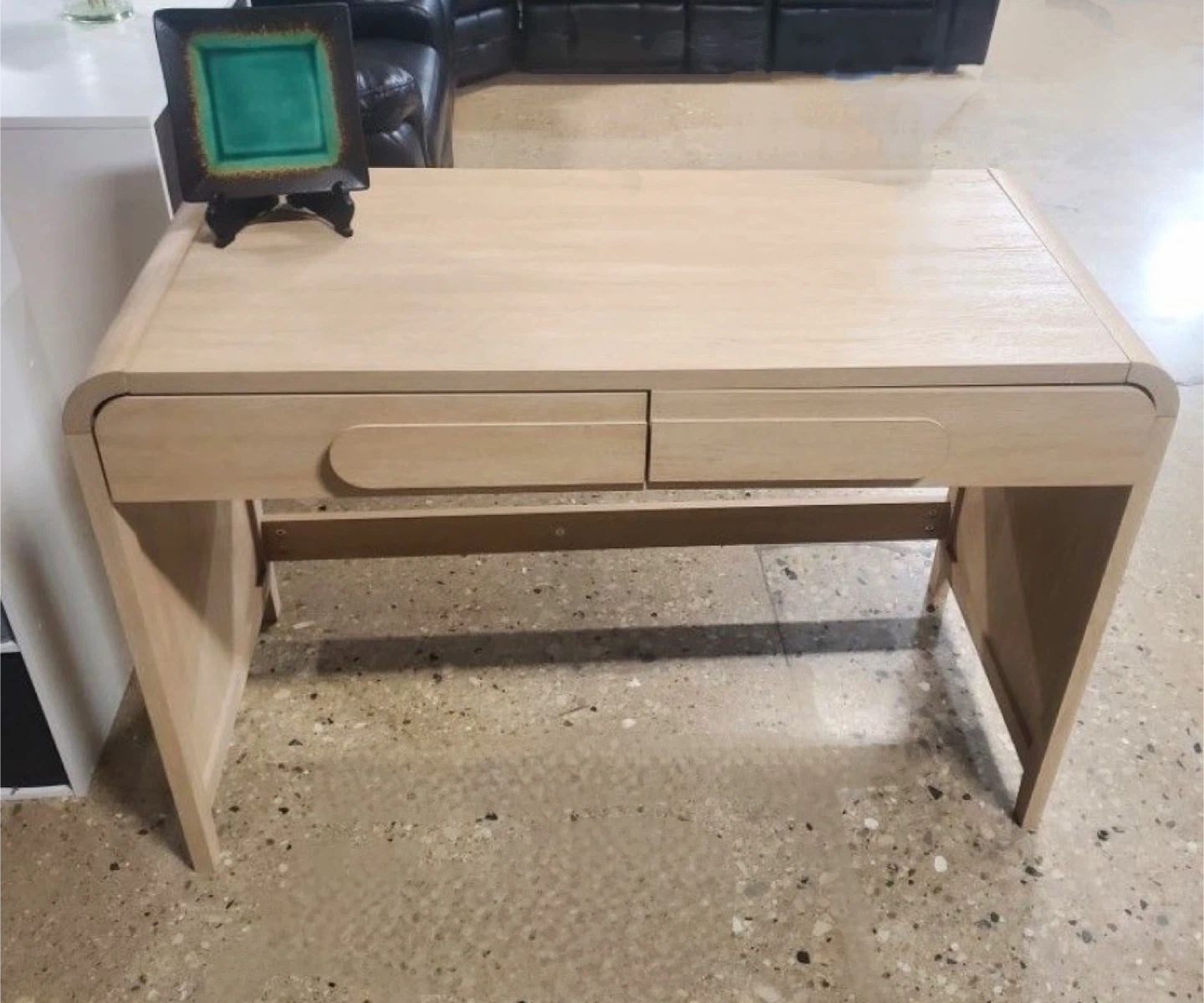 Sitarski Transitional Curved Waterfall Writing Desk - photo 3
