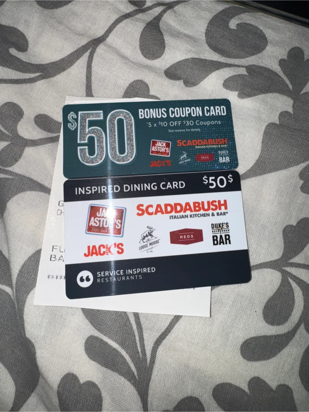 Jack Astor's $50 Giftcard