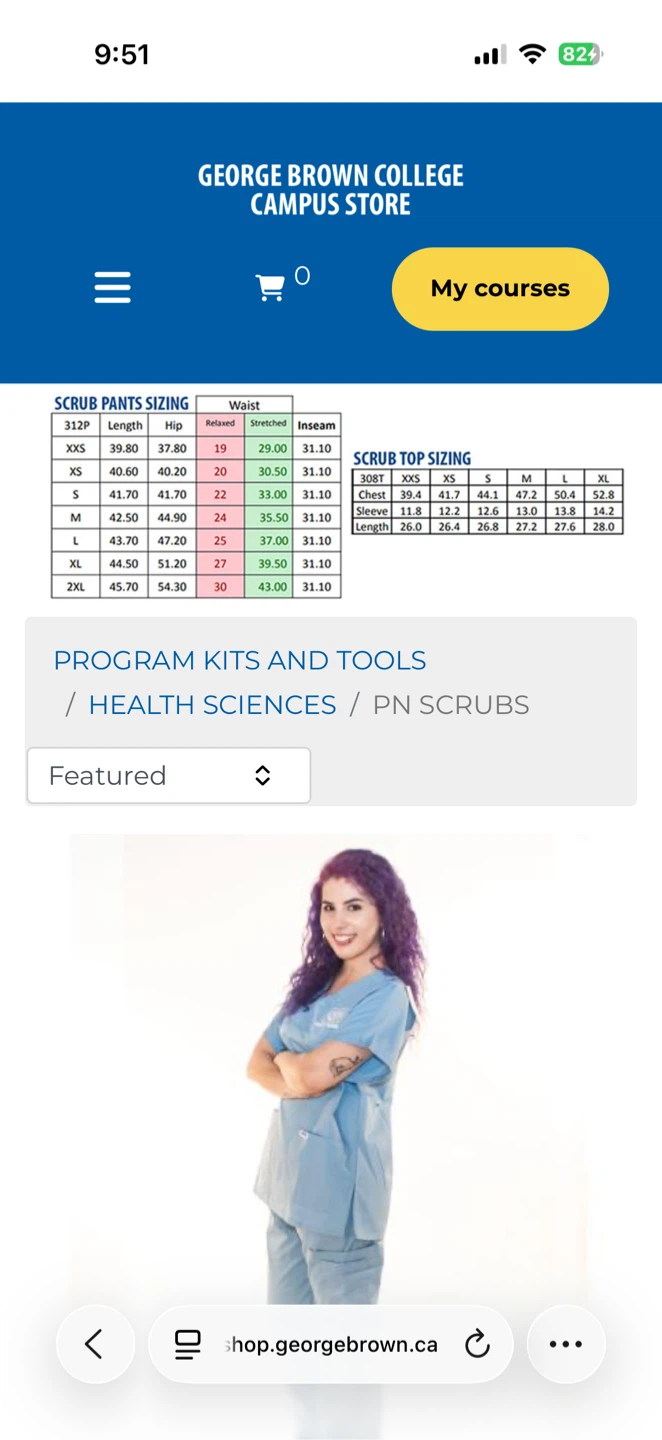 George Brown College Health Sciences Scrubs - photo 4