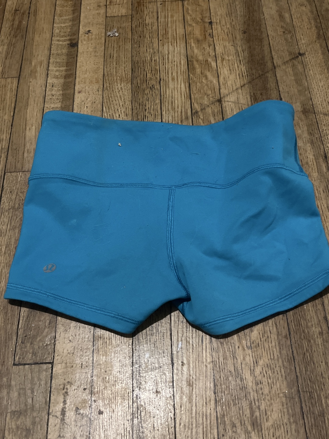 Lululemon Blue & Black Reversible Shorts - photo 2