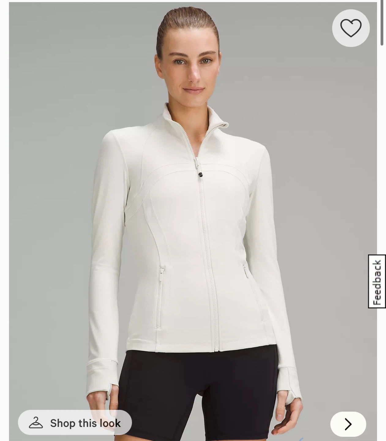 Lululemon Define Jacket White Size 4 - photo 2
