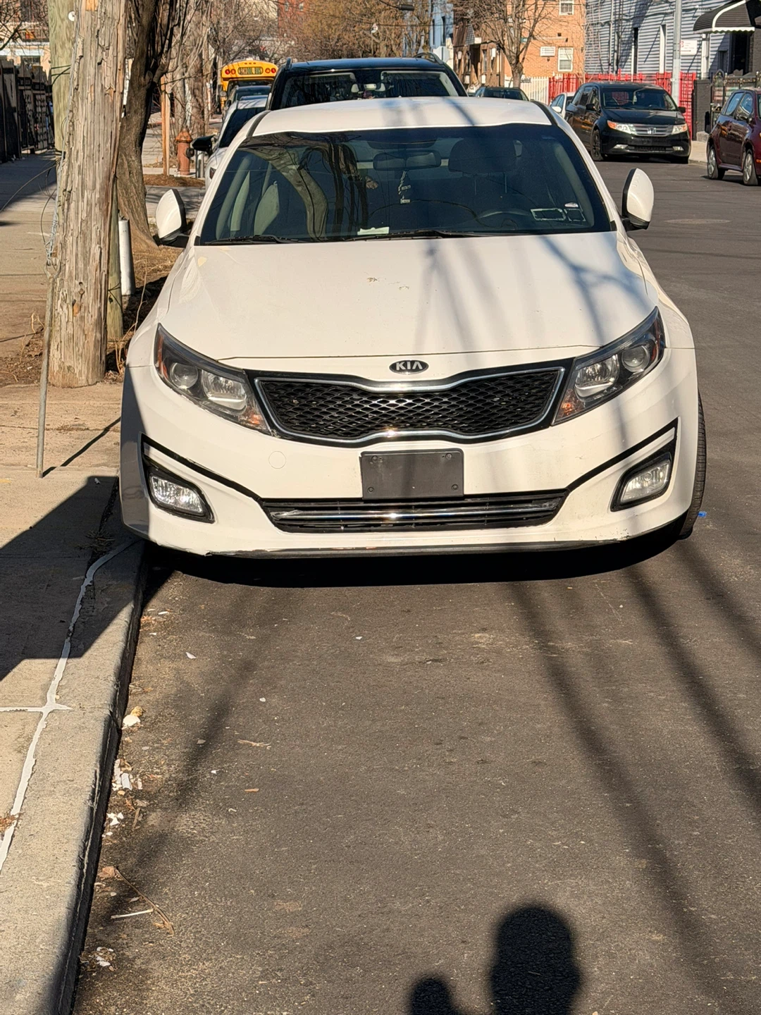Kia Optima White Sedan - photo 2