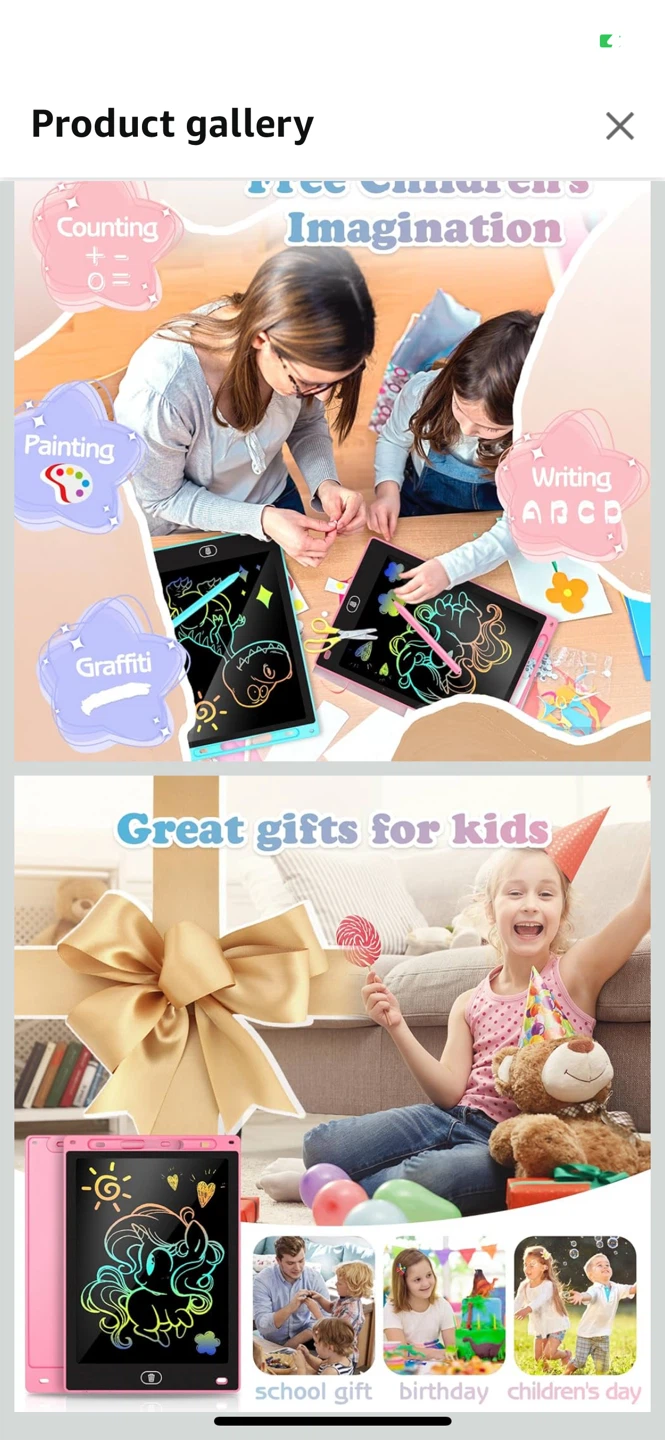 New-KTEBO 10 inch LCD Writing Tablet - 2 Pack - photo 5