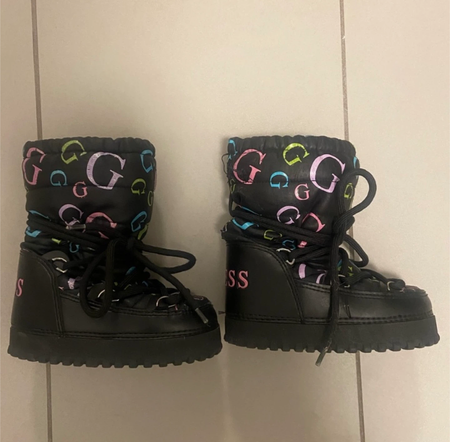 Guess Black Winter Boots-Size 7T - photo 2