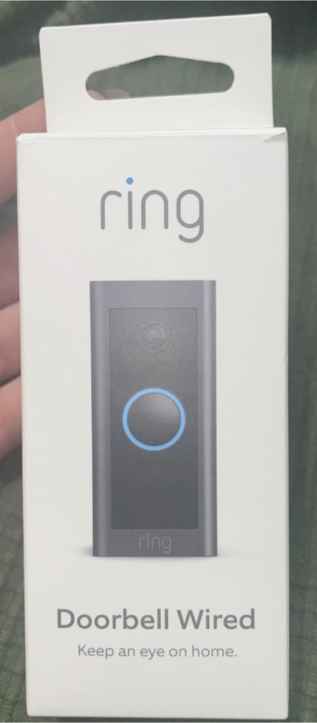 Brand new Ring Doorbell Wired - Black