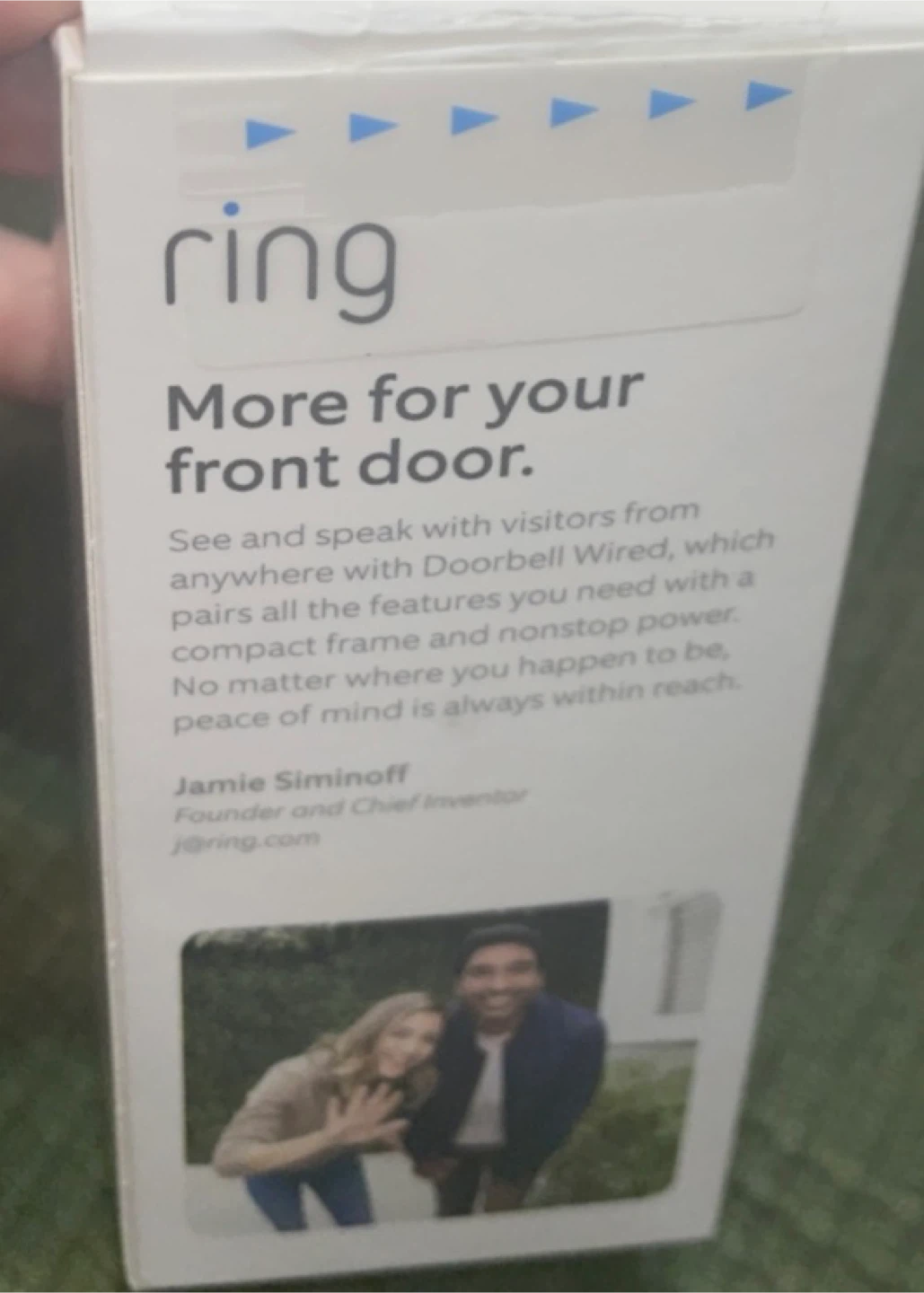 Brand new Ring Doorbell Wired - Black - photo 3