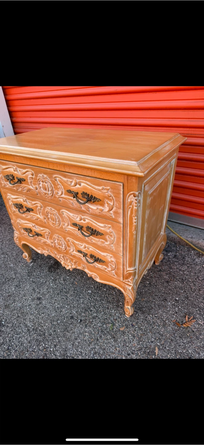 Vintage 3-Drawer Dresser French style design - photo 3