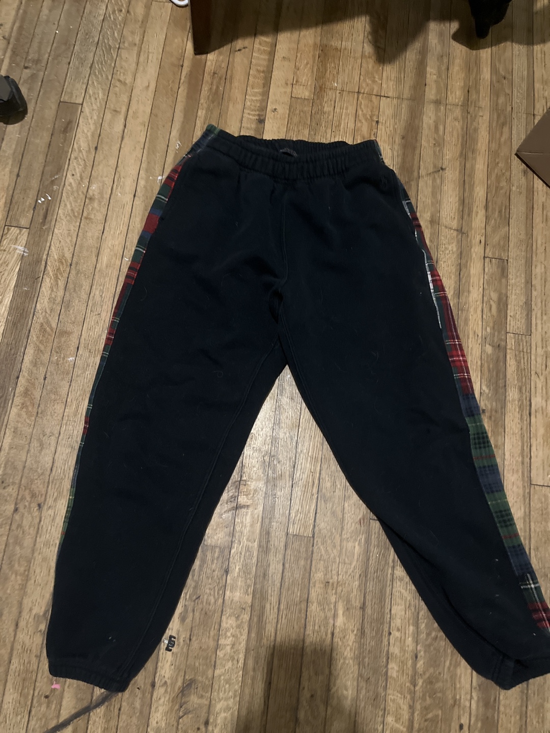 Ralph Lauren Black Plaid Trim Sweatpants - XS - photo 4