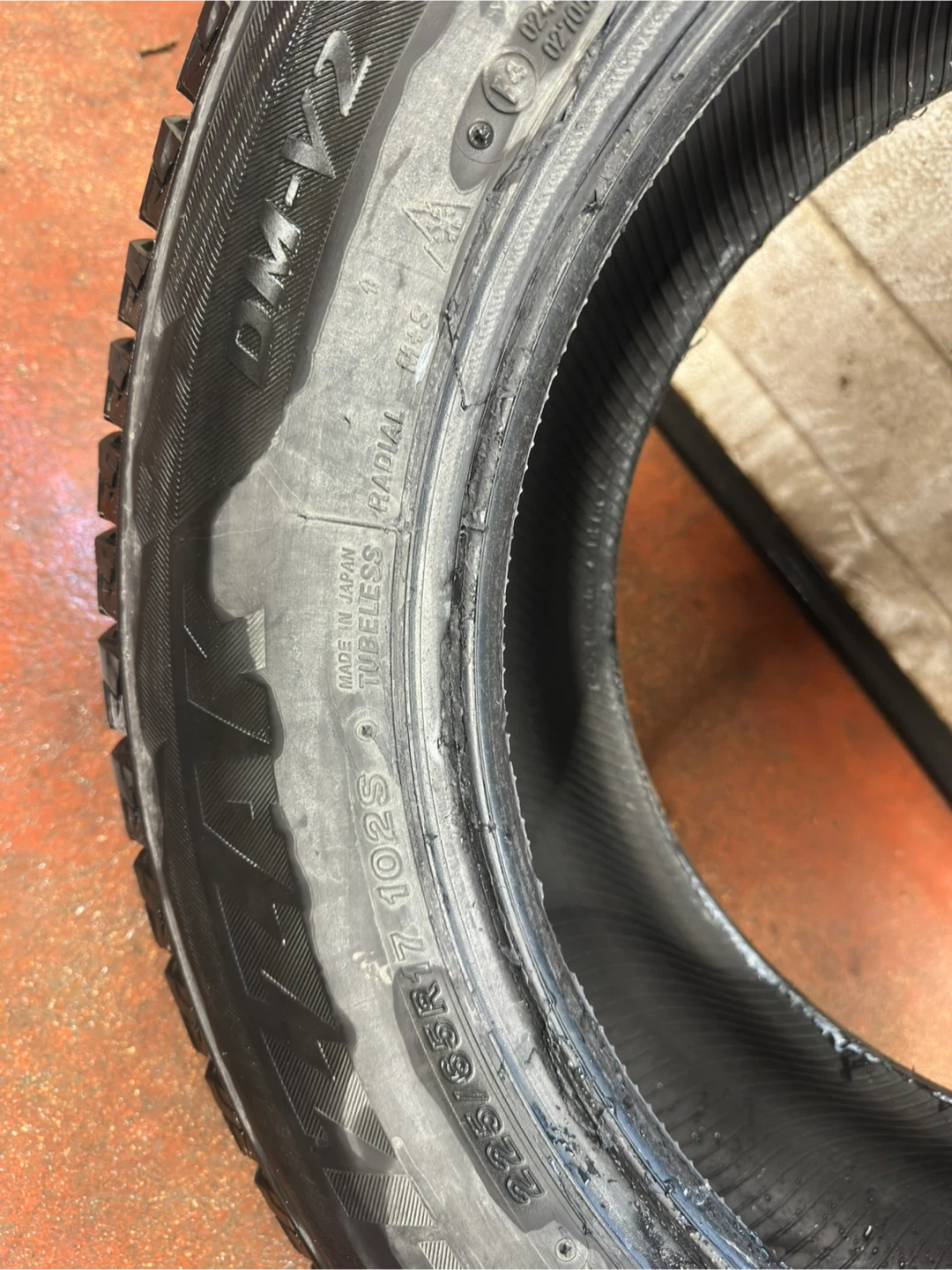 225/65R17 Bridgestone winter tire