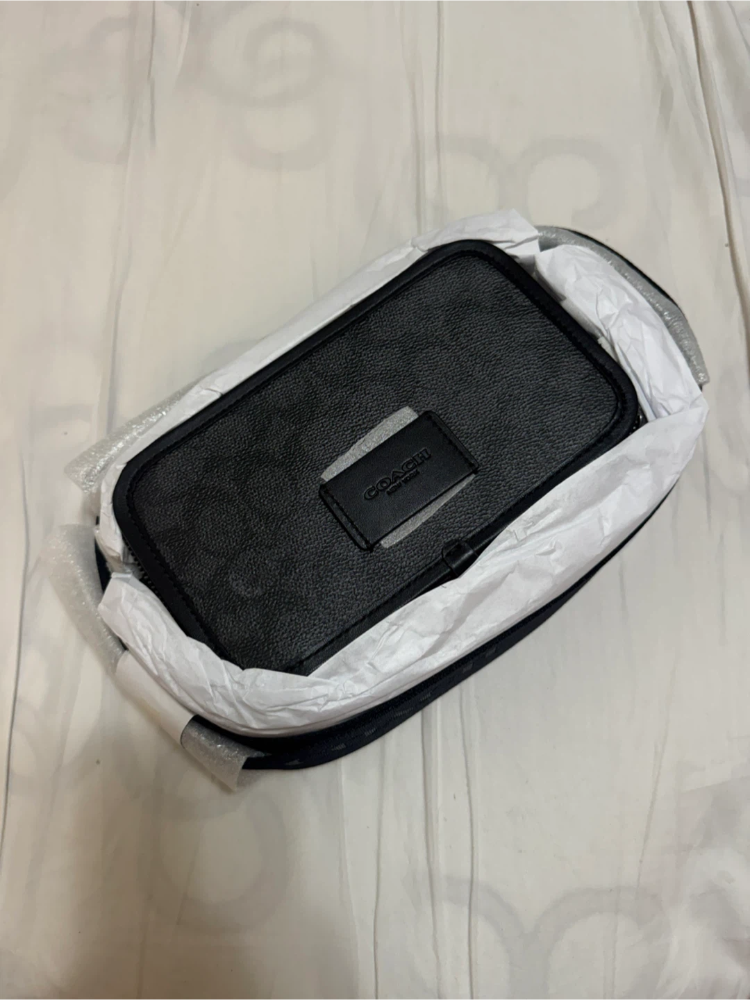 New Coach Wyatt Crossbody Bag - Charcoal/Black