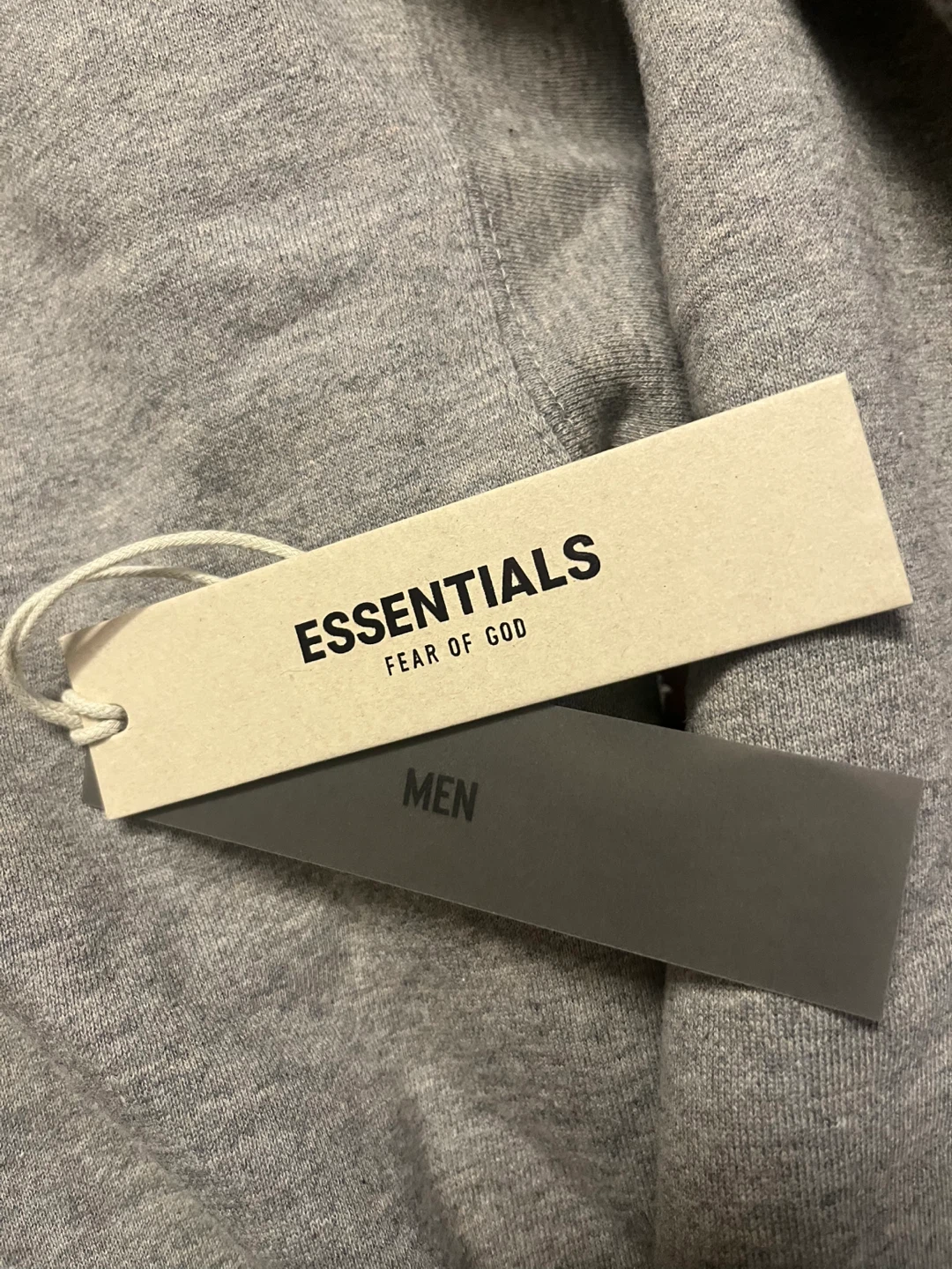 Essentials Fear of God Dark Oatmeal Hoodie - photo 3