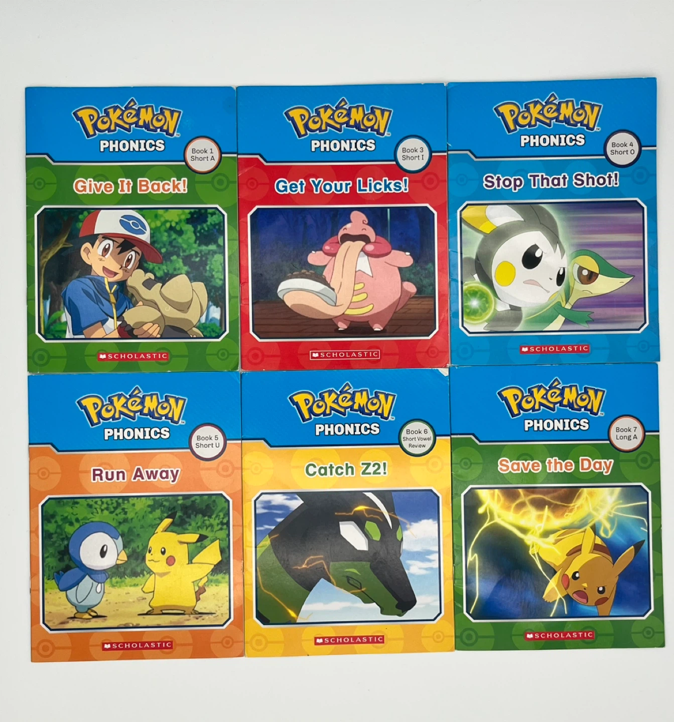Pokémon Phonics Books by Scholastic