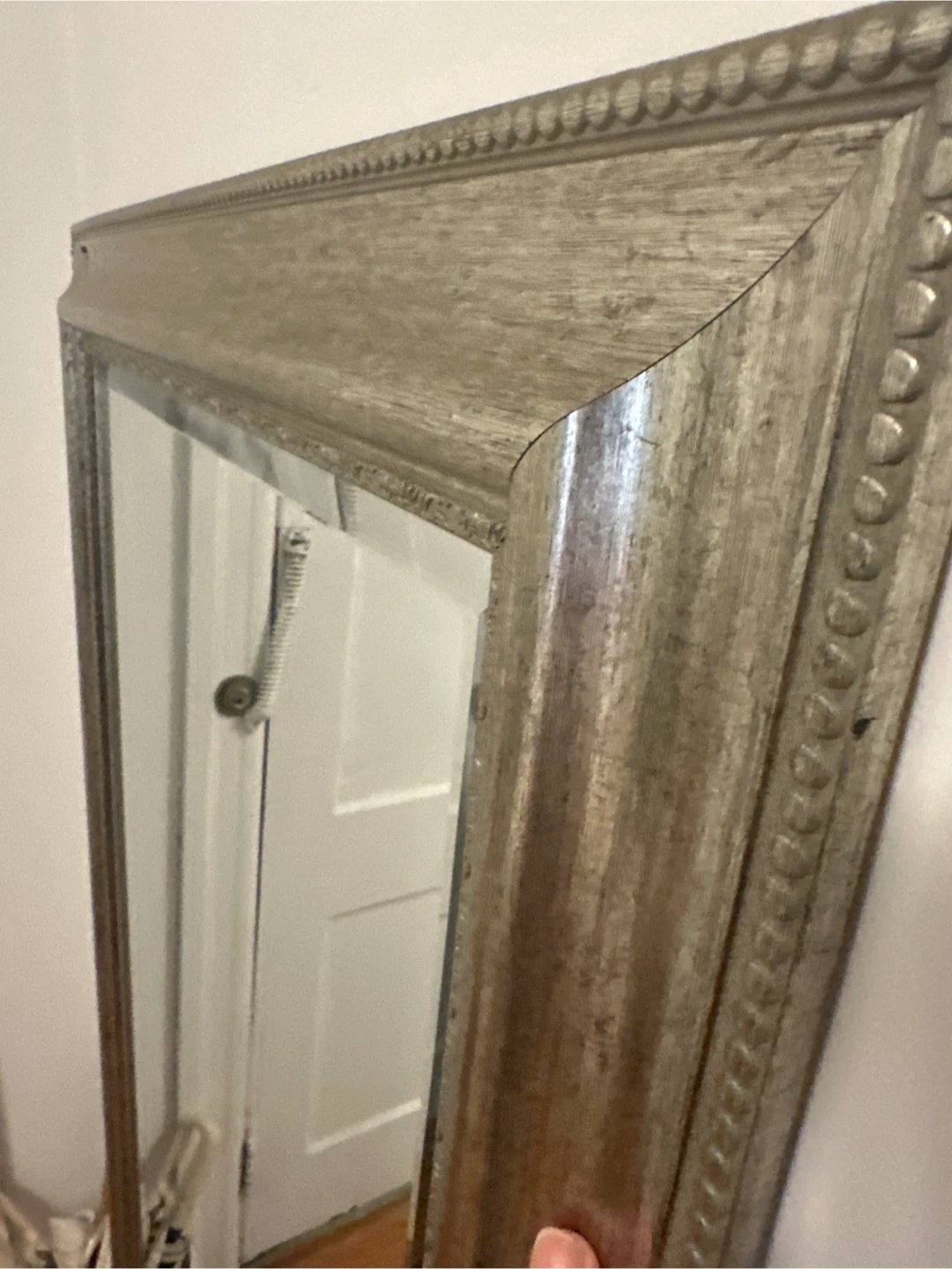 Silver Framed Mirror - photo 2