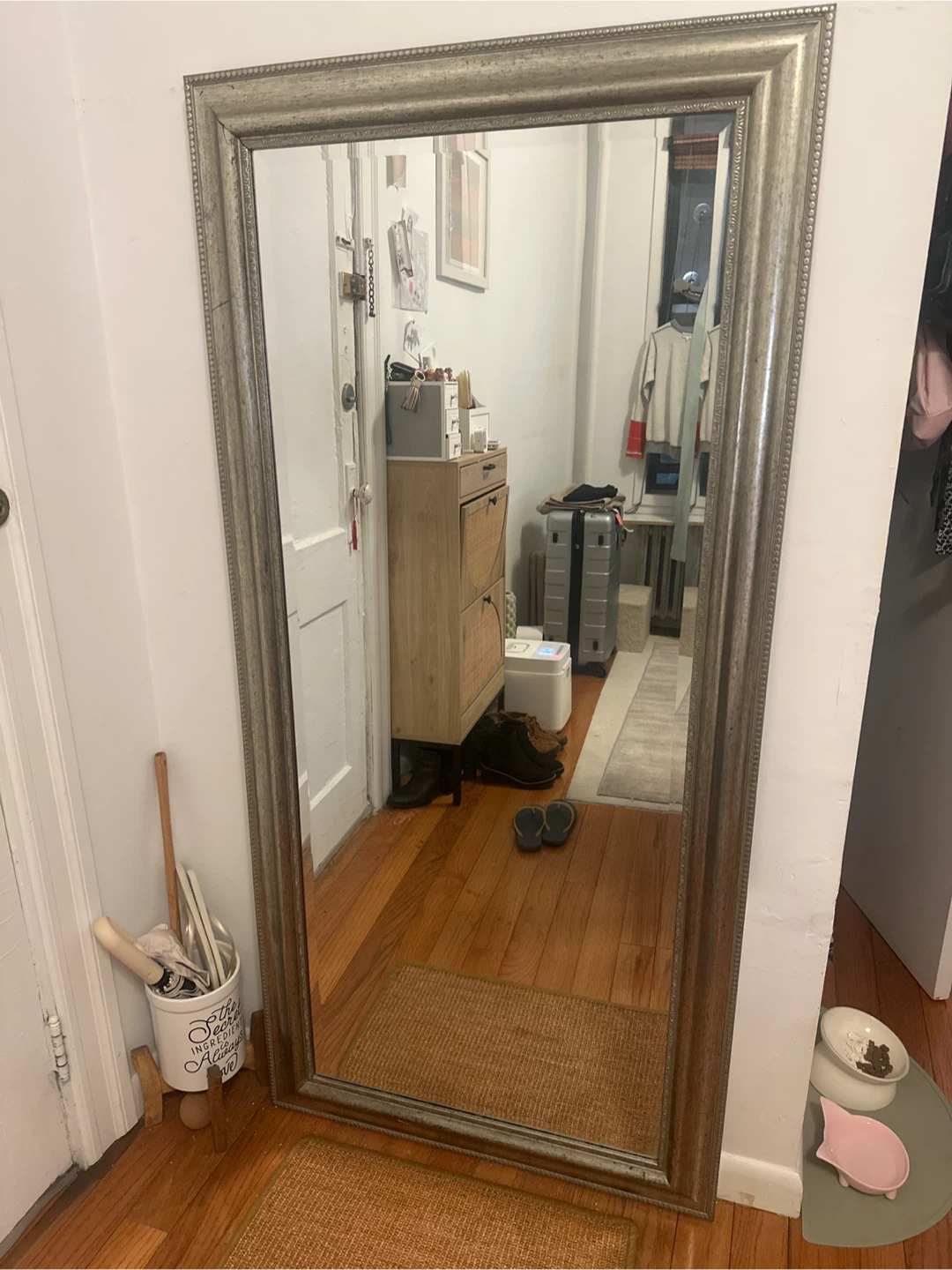 Silver Framed Mirror