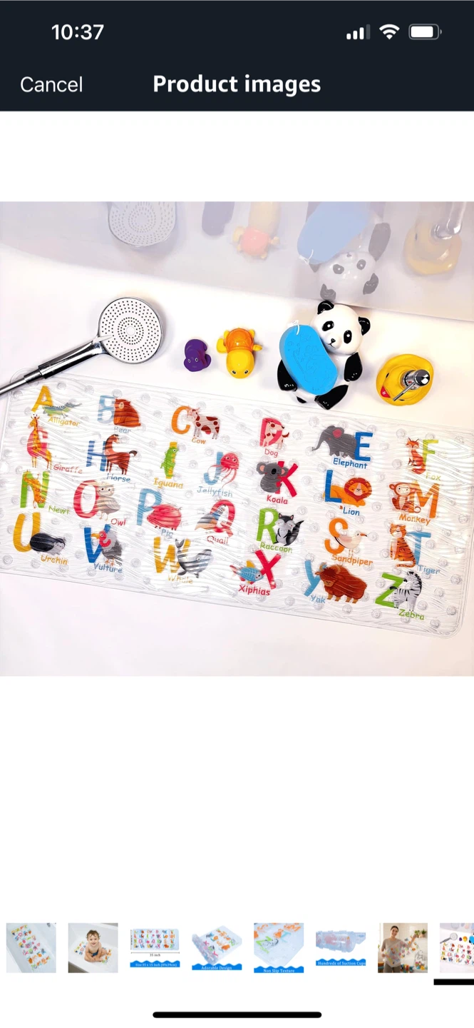 Alphabet Animal Bath Mat-NEW - photo 2