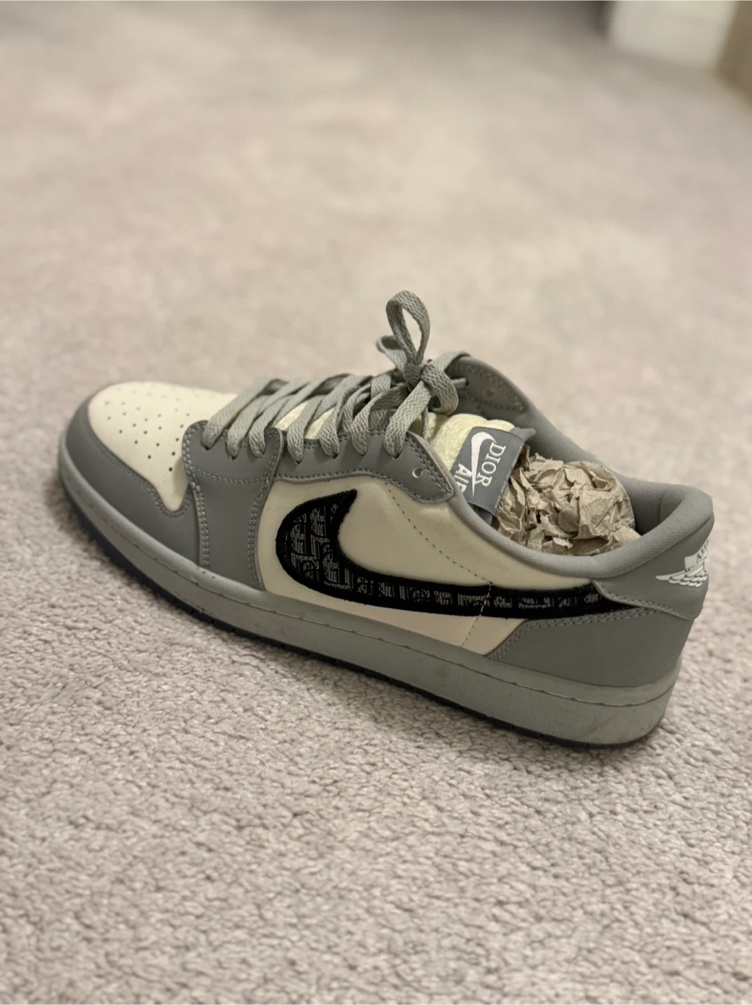 Nike Air Jordan 1 Dior Sneakers - photo 3