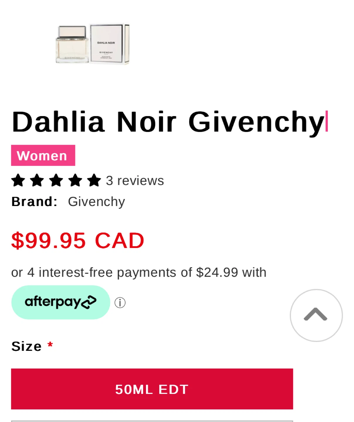 Givenchy Dahlia Noir 50mL EDT - photo 4